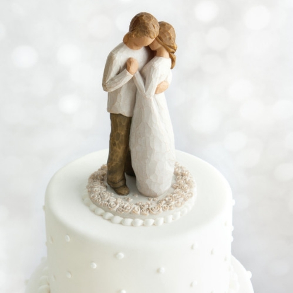 Willow Tree "Promise" Cake Topper ||  Couples Wedding Cake Topper